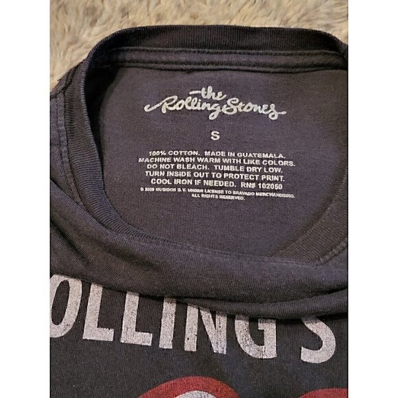 2020 The Rolling Stones 1975 US Concert Tour Graphic T Shirt Size Small  Black. - Picture 5 of 5